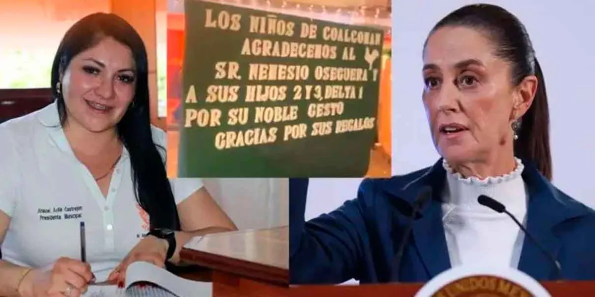 Sheinbaum condena homenaje al CJNG en acto público de alcaldesa de Michoacán