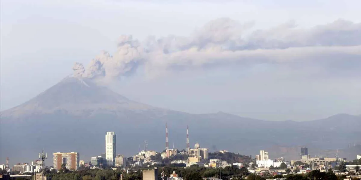 El Popocatépetl continúa con gran actividad volcánica