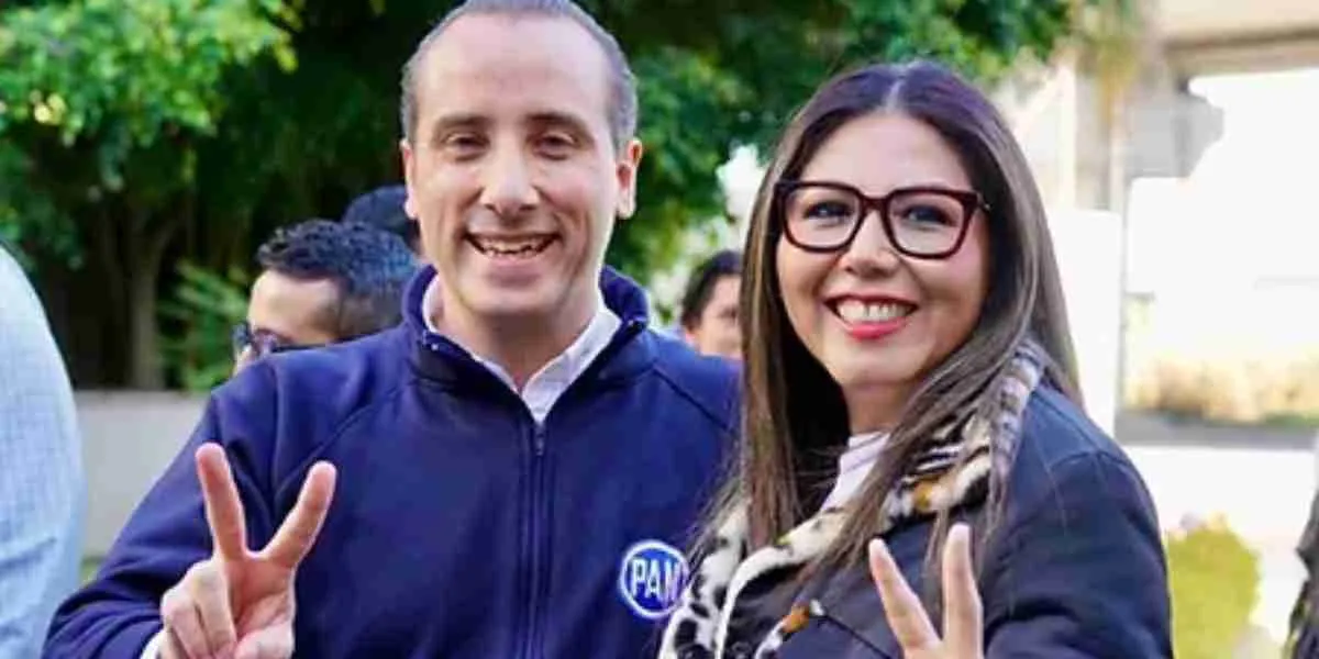 Mario Riestra y Genoveva Huerta líderes del PAN poblano