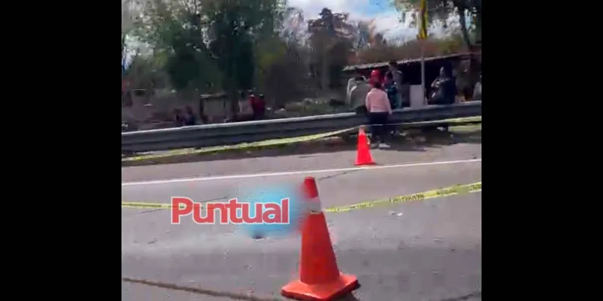 Sobre la México-Puebla, joven mujer muere tras ser embestida por auto