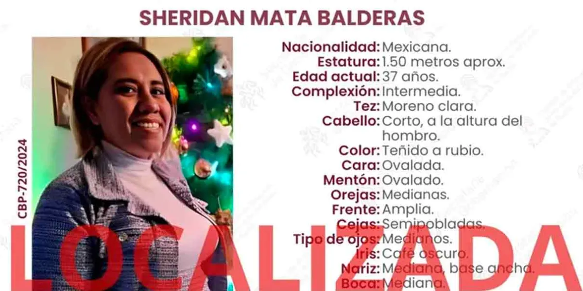 La activista Sheridan Mata fue hallada viva en la CDMX