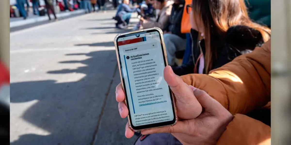 Comienza el drama migrante. La app CBP ONE cancela miles de citas 