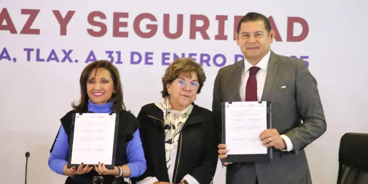 Puebla y Tlaxcala firman convenio para la construcción de paz y seguridad