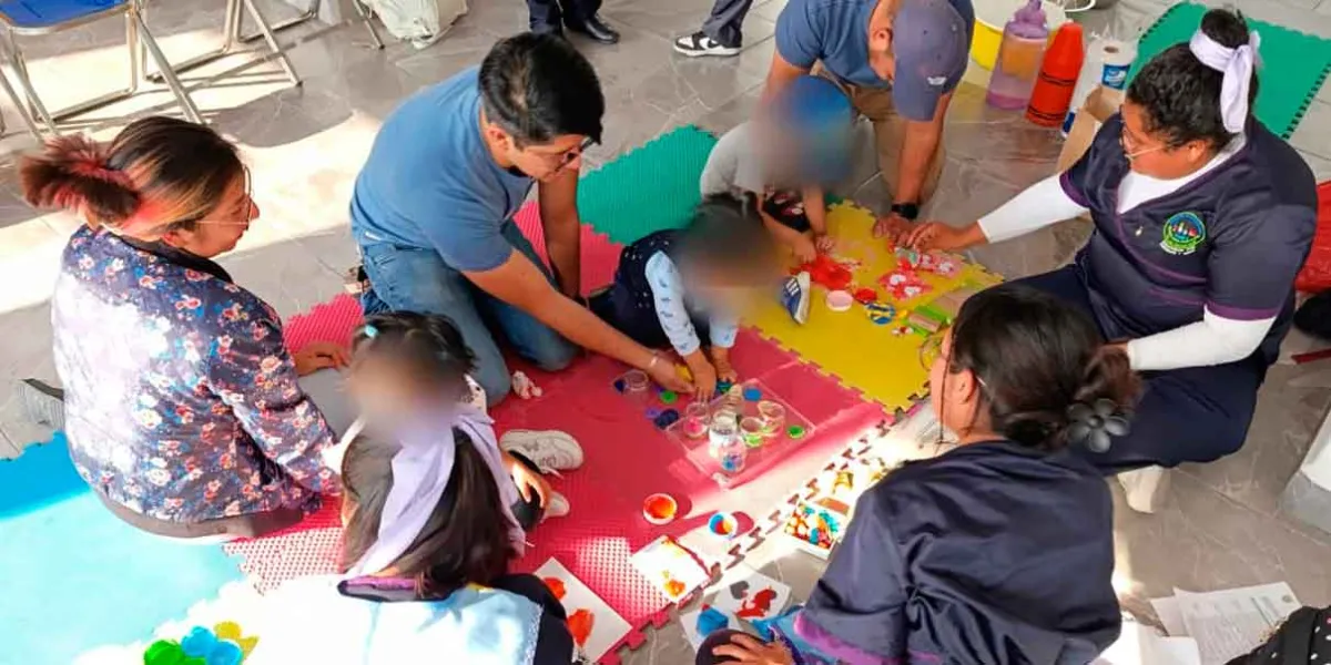 Realizan "Taller de juegos de la primera infancia" en el DIF de Cuautlancingo 