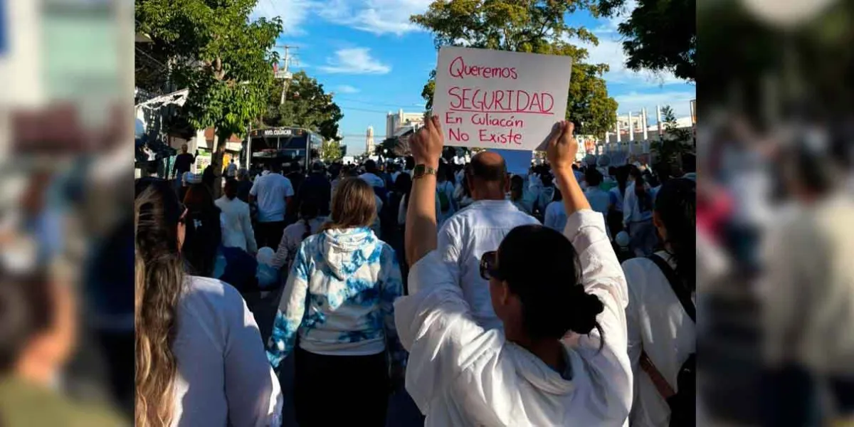 VIDEO: ¡A los niños no! ¡Fuera Rocha! Marchan sinaloenses tras asesinato de Gael y Alexander