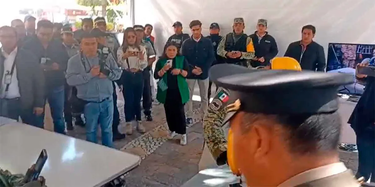 Inicia en Texmelucan campaña de canje de armas con apoyo de la SEDENA y SSP