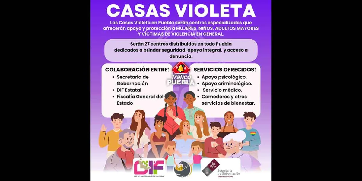  Se pondrá freno a la violencia contra mujeres y niños con Casas Violeta 