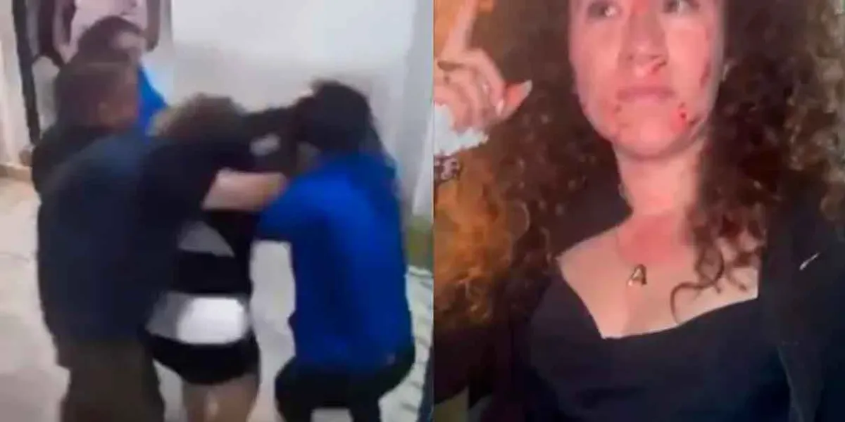 La activista María Elena  se enfrasca en pelea. Tal video daría la razón a Tenoch Huerta 