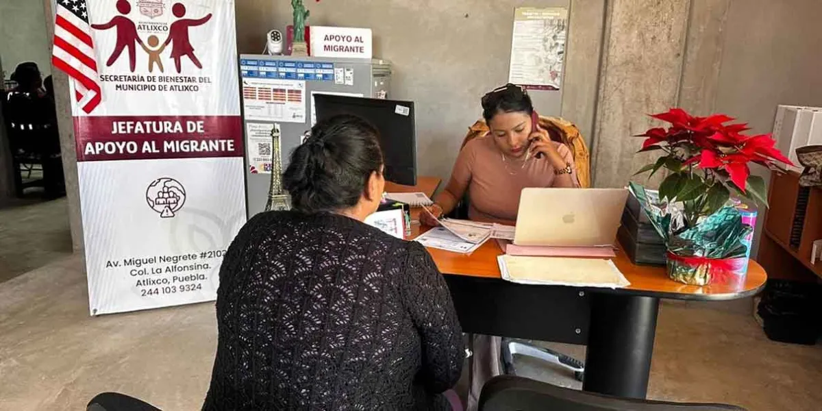 Atlixco ofrece servicios a familiares y migrantes de la región 