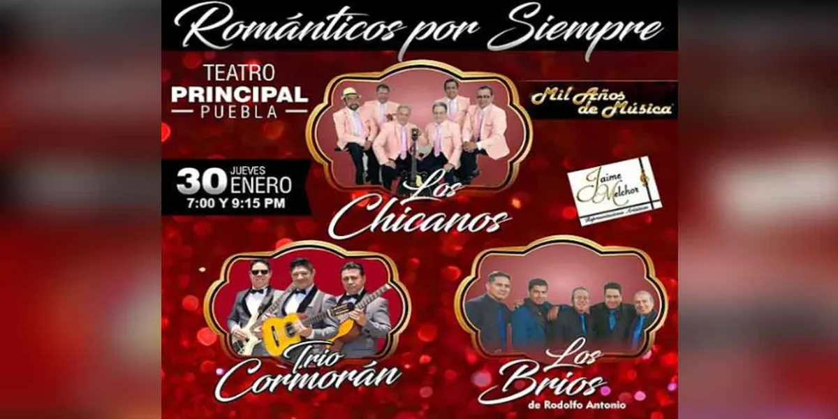 Llega a Puebla “Románticos por Siempre” para celebrar a los enamorados