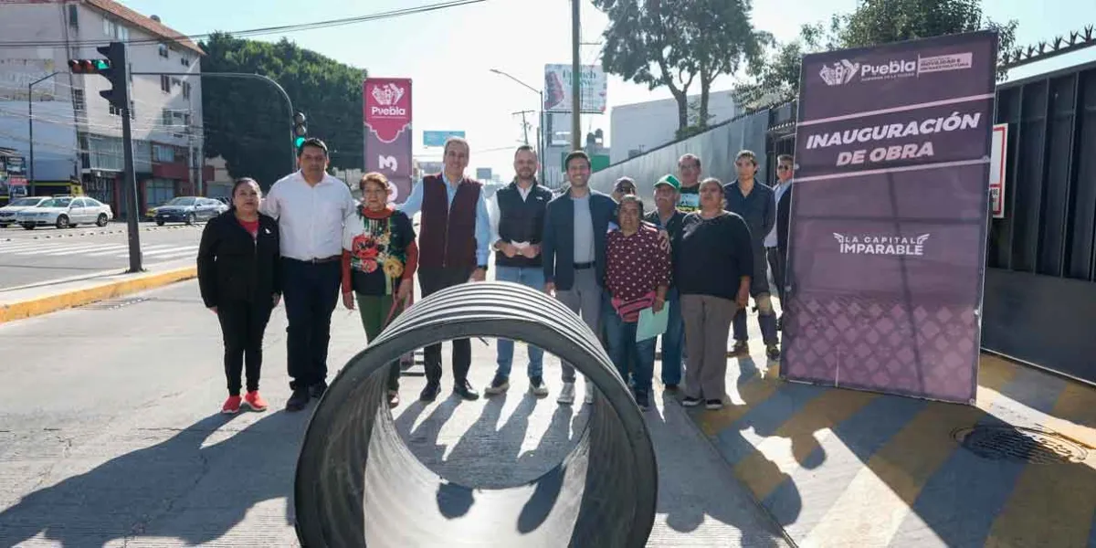 Entrega Pepe Chedraui Red de Alcantarillado Pluvial en la colonia Santa Cruz Los Ángeles