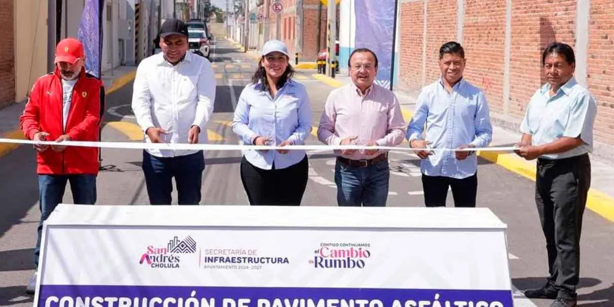 Mejora Lupita Cuautle la movilidad en Emiliano Zapata con obra vial