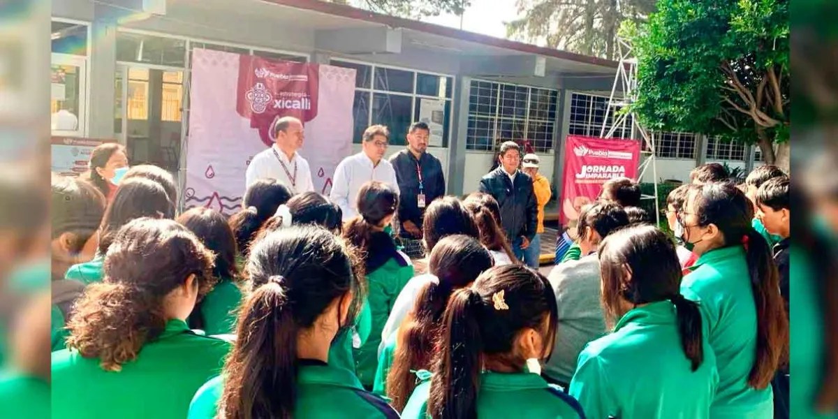 Realiza Medio Ambiente Municipal Macro Jornada Ambiental en secundaria de San Baltazar Campeche