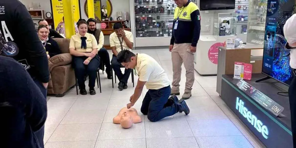 Seguridad Vial de Huauchinango brindó capacitación de primeros auxilios 