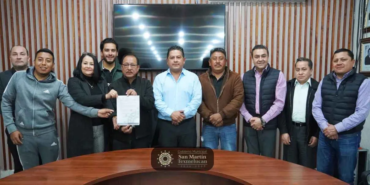 Autoridades de Texmelucan y candidatos de San Buenaventura Tecaltzingo firman pacto de civilidad