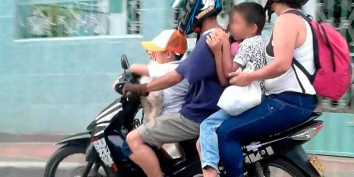 En Puebla, los NIÑOS tendrán prohibido conducir y viajar en motos