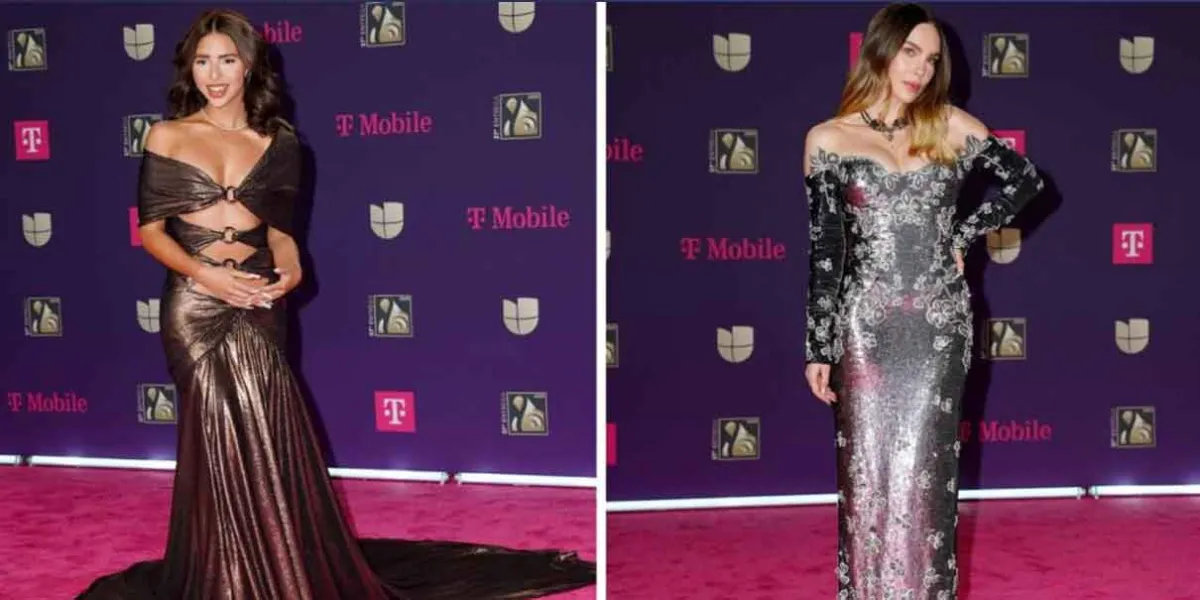 Belinda y Ángela Aguilar protagonizan un encuentro inesperado en la ceremonia de premios