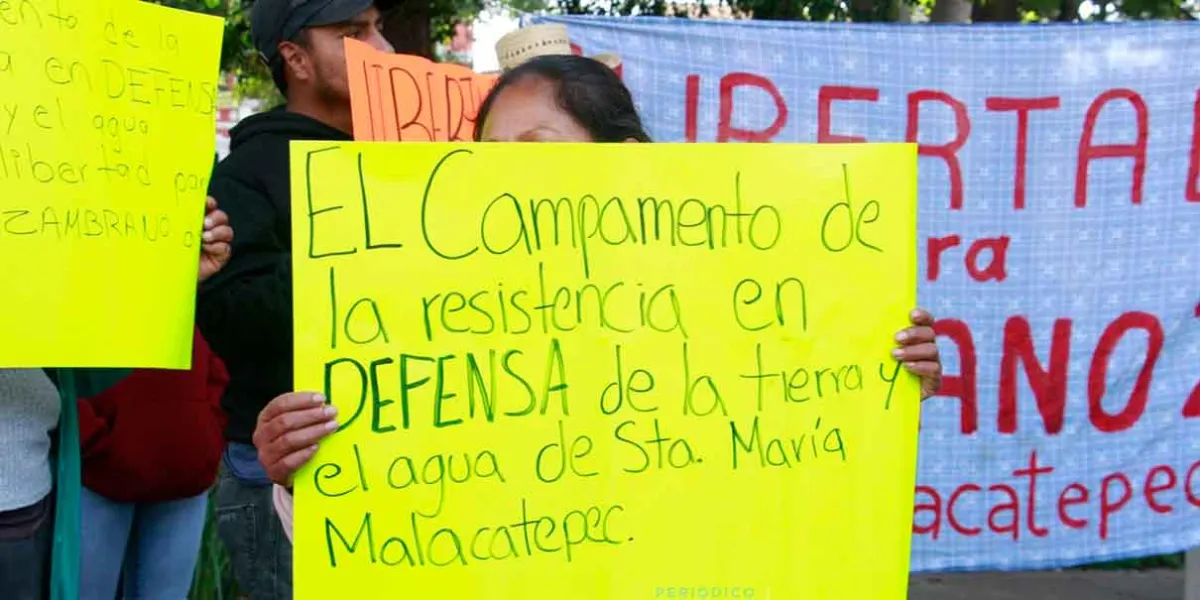 Habitantes de Malaccatepec exigen liberación de activista acusado de violación