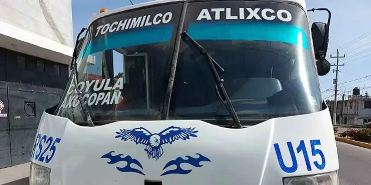 Atlixquenses difunden fotos de mujeres acusadas de asaltos en transporte público