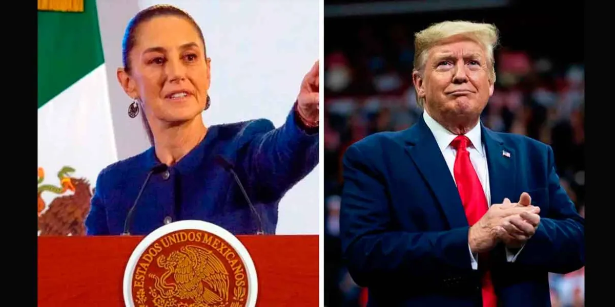 Trump acuerda con Sheinbaum aplazar aplicación de aranceles a productos dentro de T-MEC