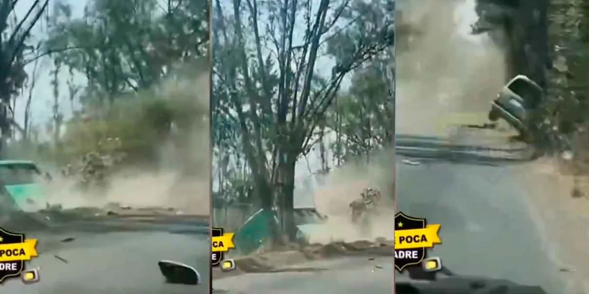 VIDEO. Mujer se burla de chófer de autobús que causa fuerte accidente en Tlahuac 