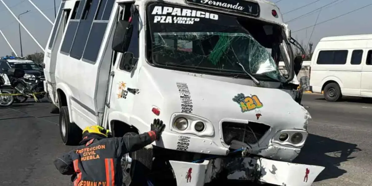 Choque de la Ruta M21 mandó al hospital a varios pasajeros