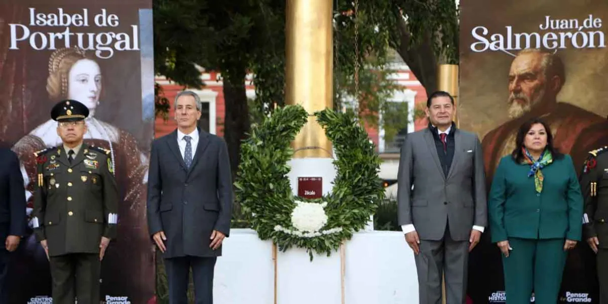 Puebla humanista es referente nacional, señaló Armenta al recordar el 494 aniversario de su fundación