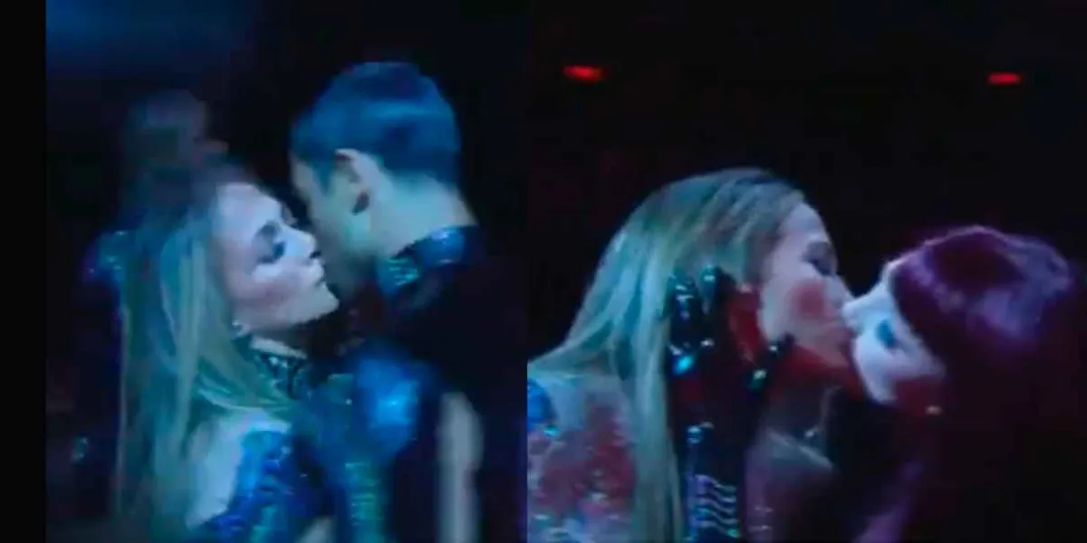 VIDEO. Jennifer Lopez causa revuelo en los AMAs 2025 con beso doble en el escenario