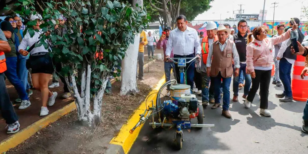 Armenta Mier encabezó Faena Comunitaria en San Felipe Hueyotlipan