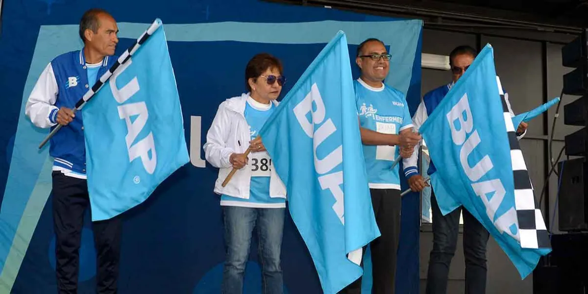 480 corren en la BUAP por el Día de la Enfermería; rectora honra su dedicación