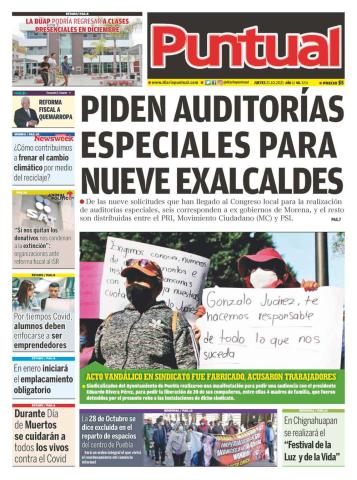 Diario Puntual, edición impresa, 21 de Octubre de 2021