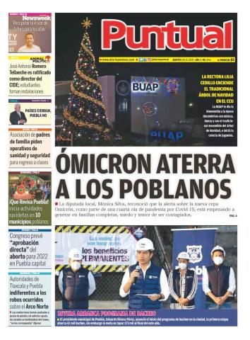 Diario Puntual, edición impresa, 30 de Noviembre de 2021
