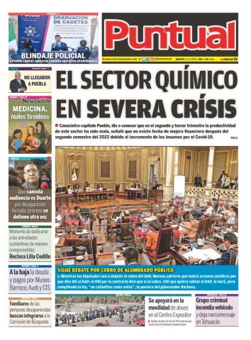 Diario Puntual, edición impresa, 14 de Diciembre de 2021