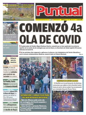 Diario Puntual, edición impresa, 05 de Enero de 2022