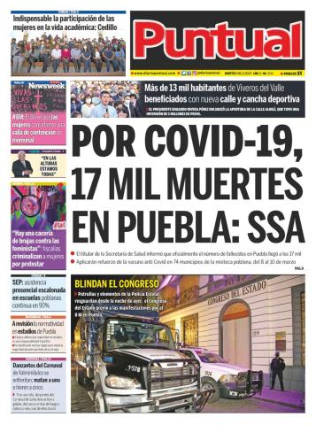 Diario Puntual, edicion impresa, 08 de Marzo de 2022