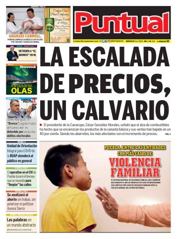 Diario Puebla, edicion impresa, 16 de Marzo de 2021