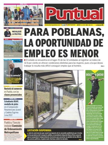 Diario Puntual, edicion impresa, 31 de Marzo de 2022