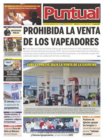 Diario Puntual, edicion impresa, 01 de Junio de 2022