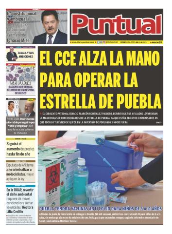 Diario Puntual, edicion impresa, 10 de Junio de 2022