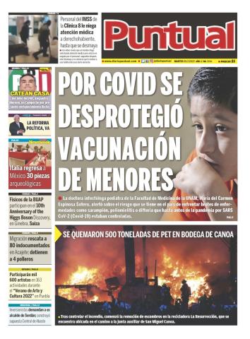 Diario Puntual, edicion impresa, 05 de Julio de 2022