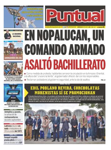 Diario Puntual, edicion impresa, 07 de Septiembre de 2022