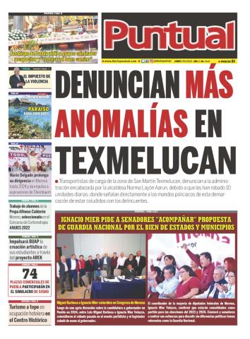 Diario Puebla, edicion impresa, 19 de Septiembre de 2022