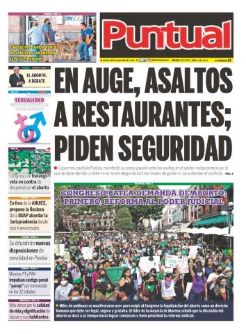 Diario Puntual, edicion impresa, 29 de Septiembre de 2022