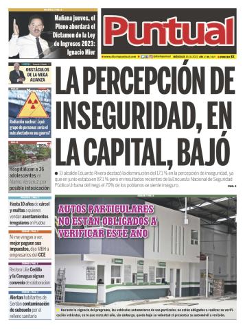 Diario Puntual, edicion impresa, 19 de Octubre de 2022