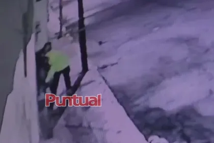 Captan en VIDEO a ladrones de medidores en Texmelucan