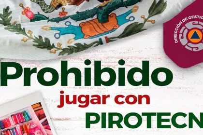 Gobierno de Pepe Chedraui refuerza medidas preventivas por Fiestas Patrias; exhorta a evitar el uso de pirotecnia