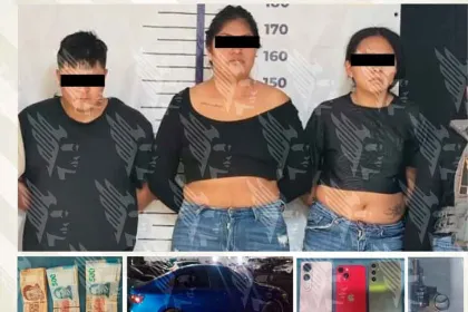 Detienen a tres por extorsión en San Pedro Cholula tras operativo de la FGE