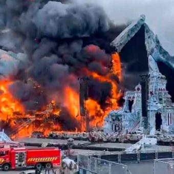 Incendio devasta escenario principal de Tomorrowland 2025