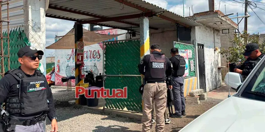 Inhabilitan gasera tras cateo federal en San Salvador El Verde