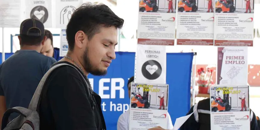 Puebla reduce desempleo en 2025; reporta 48 mil personas sin trabajo